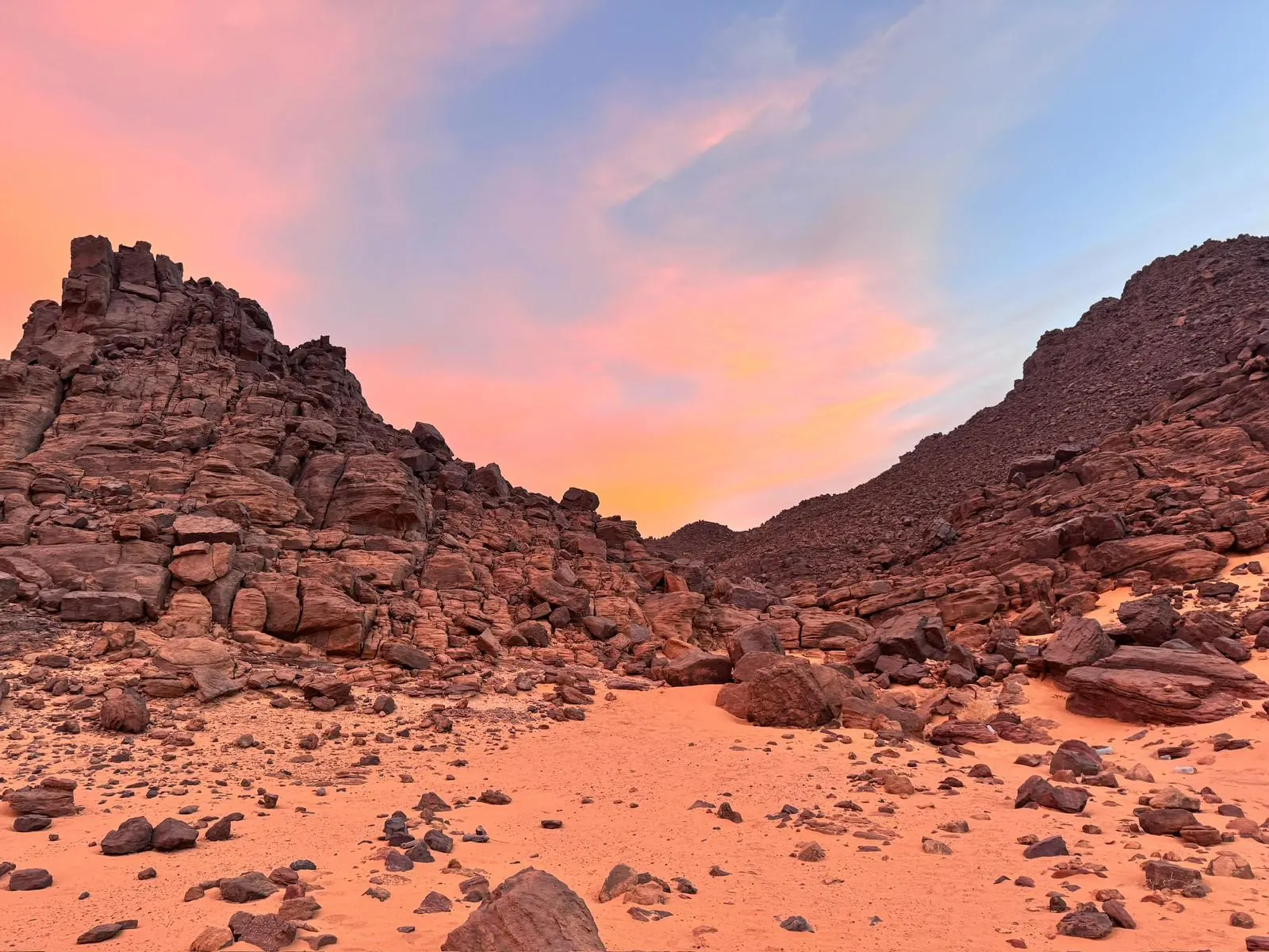 Canyon désertique du Tassili n'Ajjer, patrimoine UNESCO